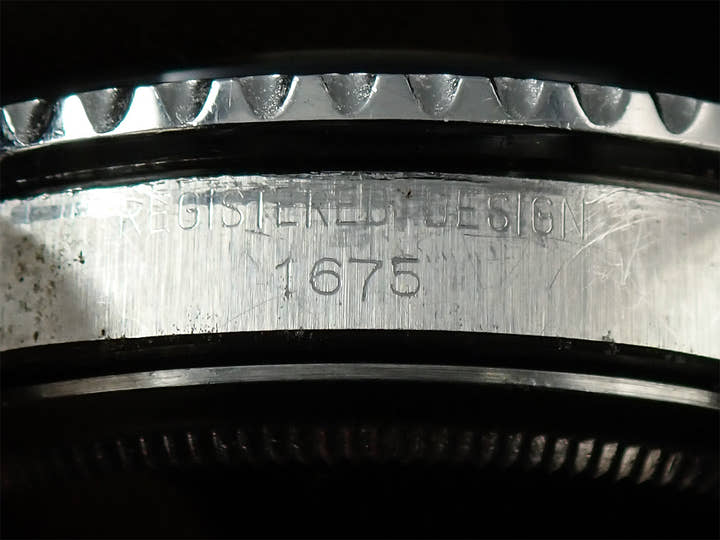 ロレックス GMTマスター Ref.1675 ブラック文字盤 中古 1XJW2389