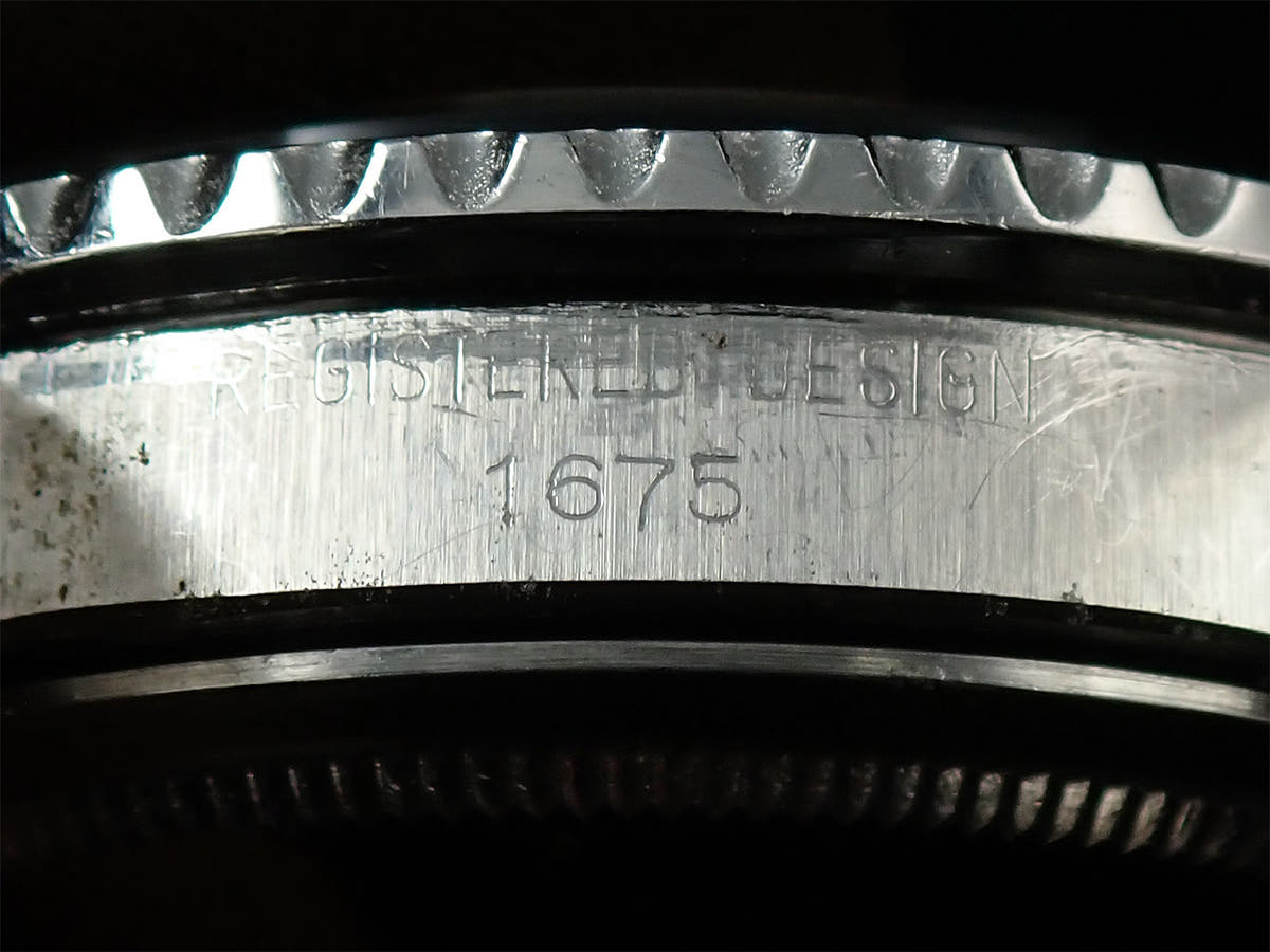 ロレックス GMTマスター Ref.1675 ブラック文字盤 中古 1XJW2389