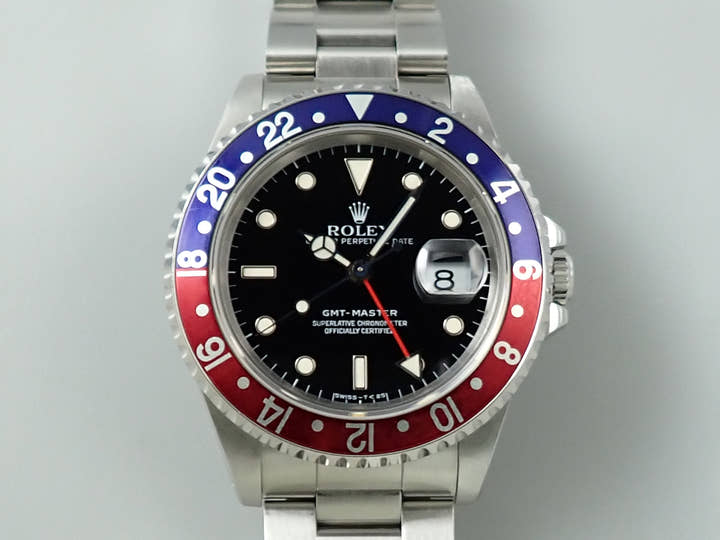 ロレックス GMTマスター Ref.16700 ステンレススチール ブラック文字盤 オイスターブレスレット