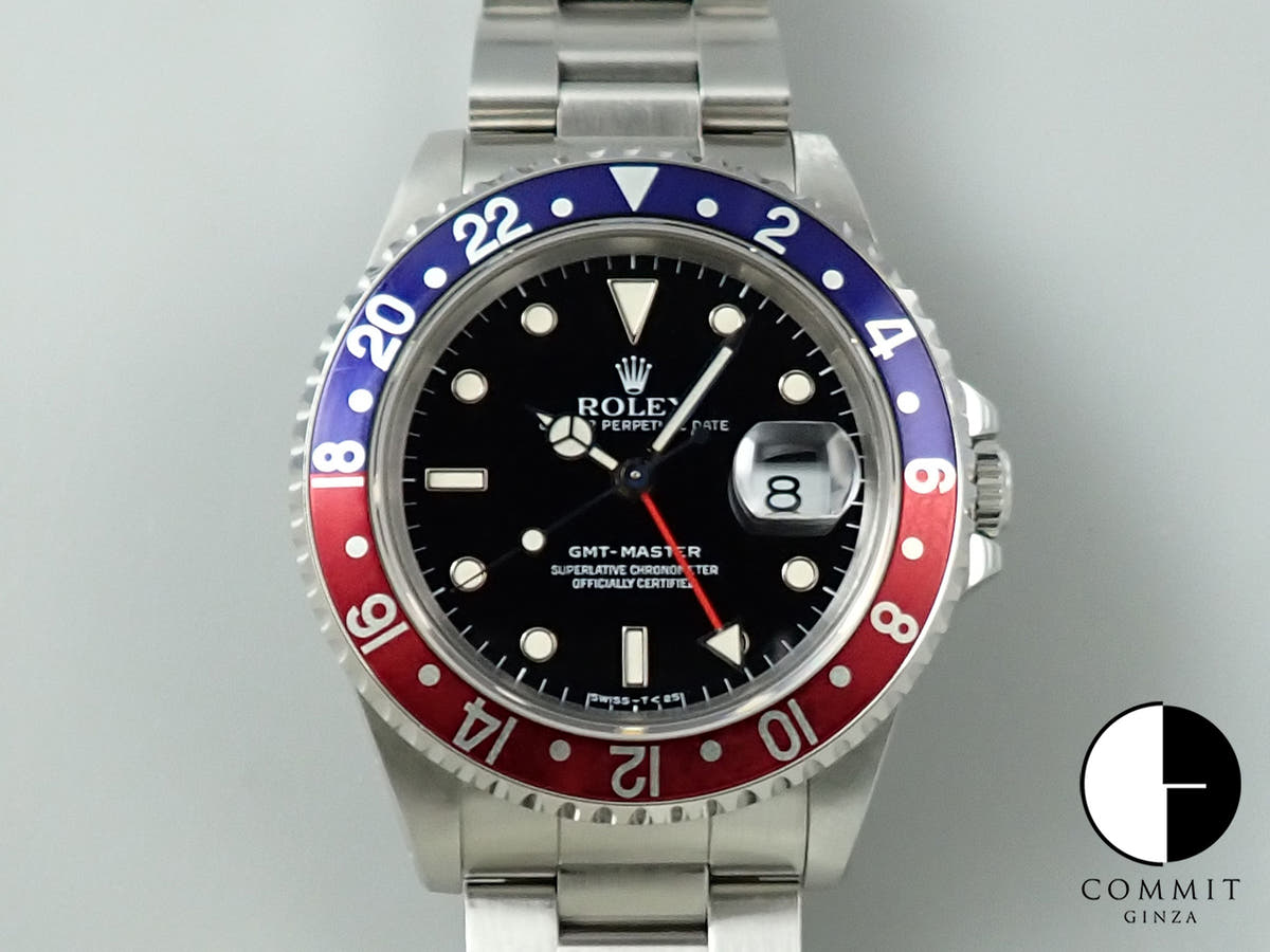 ロレックス GMTマスター Ref.16700 ステンレススチール ブラック文字盤 オイスターブレスレット