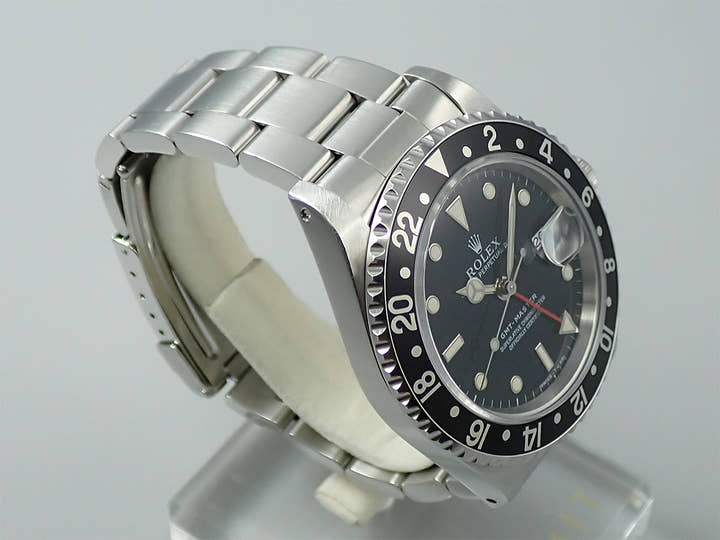 ロレックス GMTマスター Ref.16700 ステンレススチール ブラック文字盤 オイスターブレスレット 中古 8FAVR20S