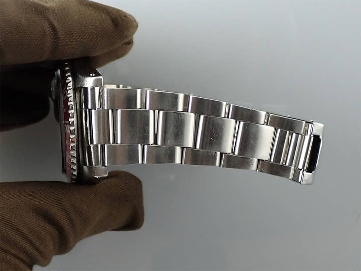 ロレックス GMTマスター Ref.1675 ステンレススチール ブラック文字盤　オイスターブレスレット