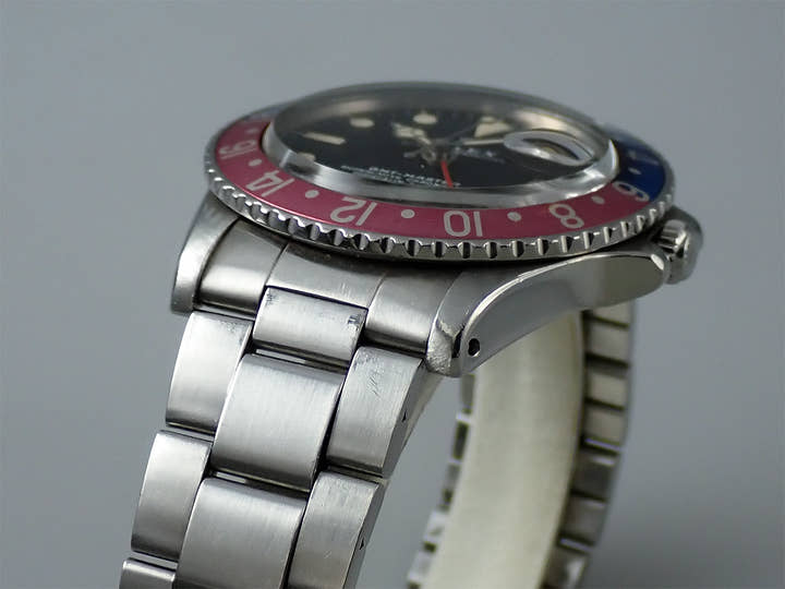 ロレックス GMTマスター Ref.1675 ステンレススチール ブラック文字盤 オイスターブレスレット