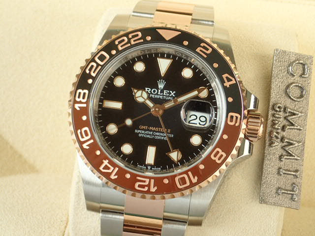 ロレックス GMTマスターII Ref.126711CHNR ブラック文字盤 未使用 gmt-master-34 オイスターブレスレット オイスターブレスレット