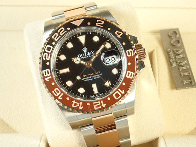 ロレックス GMTマスターII Ref.126711CHNR ブラック文字盤 未使用 gmt-master-34 オイスターブレスレット オイスターブレスレット