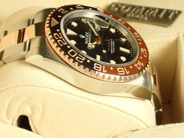 ロレックス GMTマスターII Ref.126711CHNR ブラック文字盤 未使用 gmt-master-34 オイスターブレスレット オイスターブレスレット