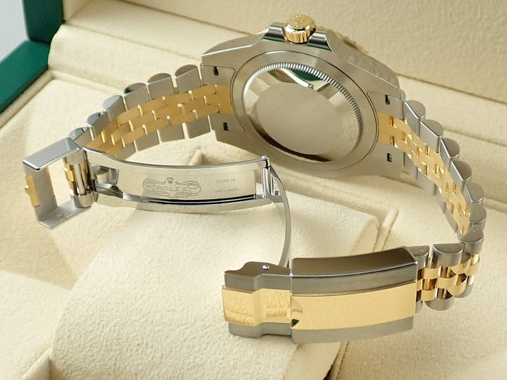 ロレックス GMTマスターII Ref.126713GRNR ステンレススチール/イエローゴールド ブラック文字盤 ジュビリーブレスレット