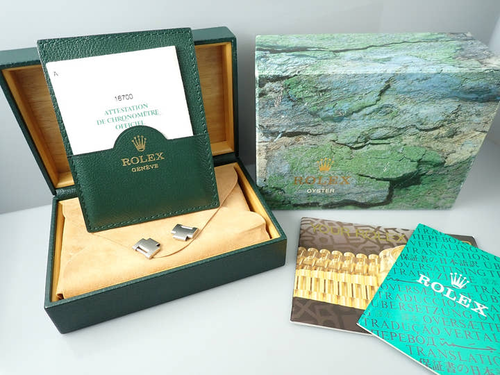 ロレックス GMTマスター Ref.16700 ステンレススチール ブラック文字盤 オイスターブレスレット