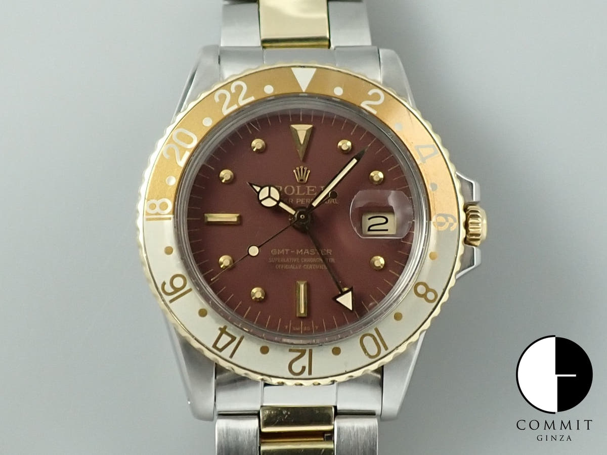 ロレックス GMTマスター Ref.1675/3 ブラウン文字盤 中古 9HJ7L9MU