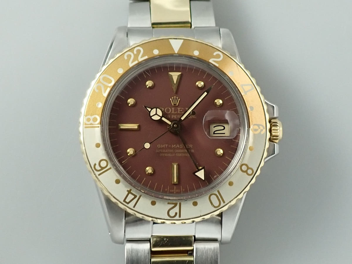ロレックス GMTマスター Ref.1675/3 ブラウン文字盤 中古 9HJ7L9MU