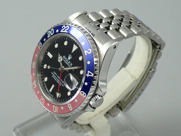 ロレックス GMTマスター Ref.16700 ステンレススチール ブラック文字盤 ジュビリーブレスレット 中古 0F2KJLAF