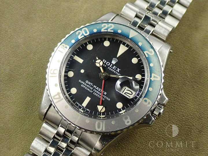 ロレックス GMTマスター Ref.1675 ステンレススチール ブラック文字盤 ジュビリーブレスレット 中古 Z72Z6XM7