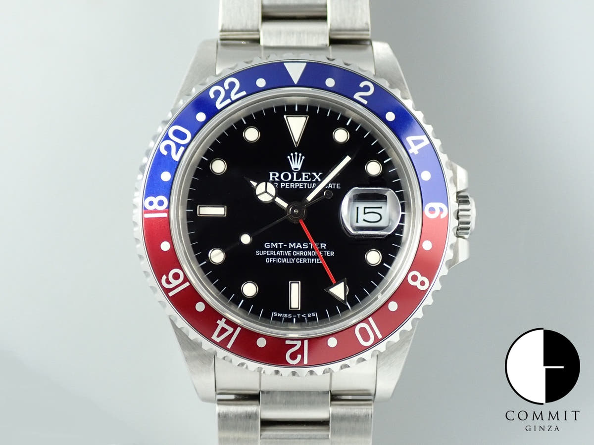 ロレックス GMTマスター Ref.16700 ブラック文字盤 中古 FKVR76TV