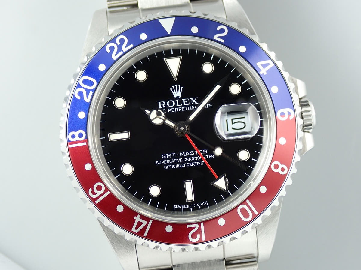 ロレックス GMTマスター Ref.16700 ブラック文字盤 中古 FKVR76TV