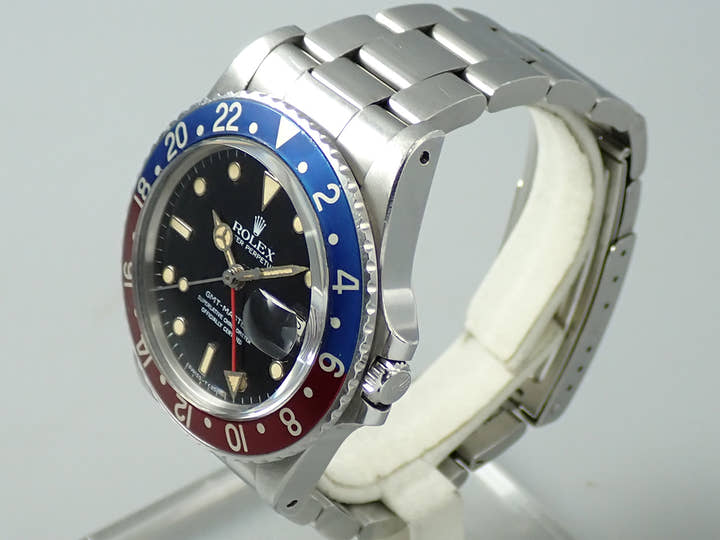 ロレックス GMTマスター Ref.16750 ステンレススチール ブラック文字盤 中古 3W11A181