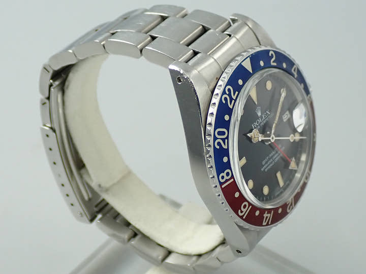 ロレックス GMTマスター Ref.16750 ステンレススチール ブラック文字盤 中古 3W11A181