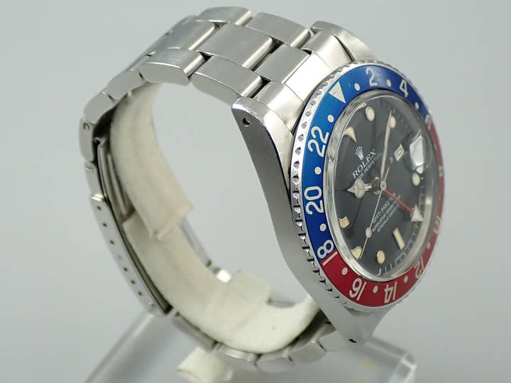 ロレックス GMTマスター Ref.16750 ステンレススチール ブラック文字盤 中古 U7K96C3Z