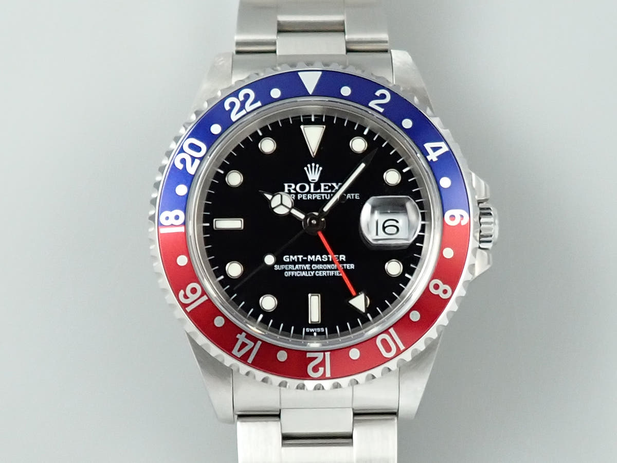 ロレックス GMTマスター Ref.16700 ステンレススチール ブラック文字盤 オイスターブレスレット