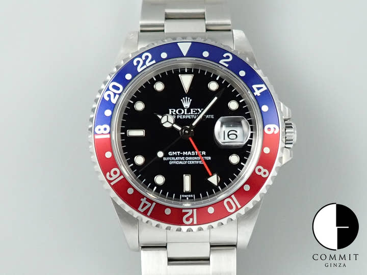ロレックス GMTマスター Ref.16700 ステンレススチール ブラック文字盤 オイスターブレスレット