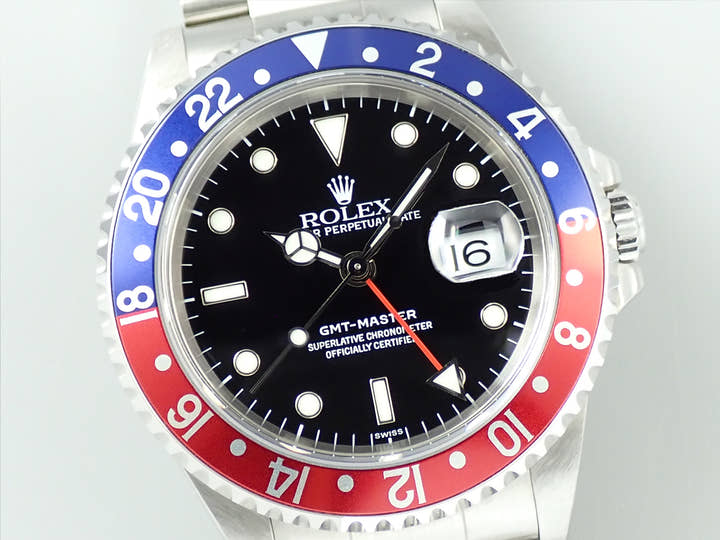 ロレックス GMTマスター Ref.16700 ステンレススチール ブラック文字盤 オイスターブレスレット