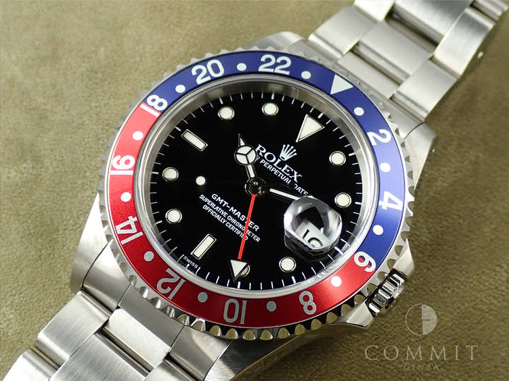 ロレックス GMTマスター Ref.16700 ステンレススチール ブラック文字盤 オイスターブレスレット