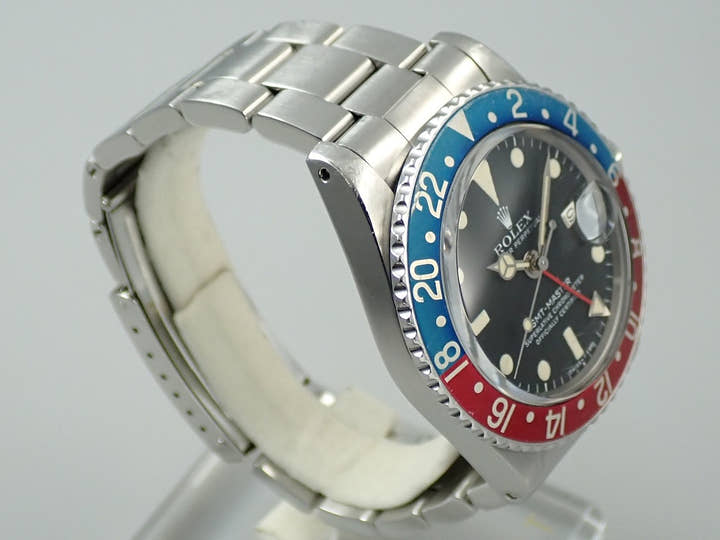 ロレックス GMTマスター Ref.1675 ステンレススチール ブラック文字盤 オイスターブレスレット