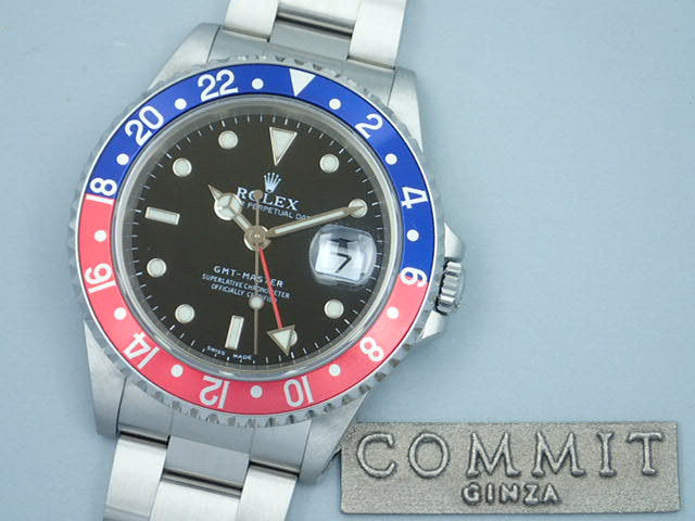 ロレックス GMTマスター Ref.16700 ブラック文字盤 中古 gmt-master-37 オイスターブレスレット