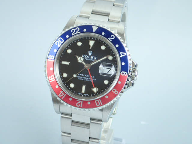 ロレックス GMTマスター Ref.16700 ブラック文字盤 中古 gmt-master-37 オイスターブレスレット
