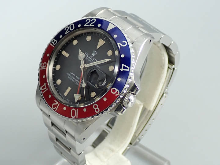 ロレックス GMTマスター Ref.16750 ステンレススチール ブラック文字盤 中古 MRA2JV39