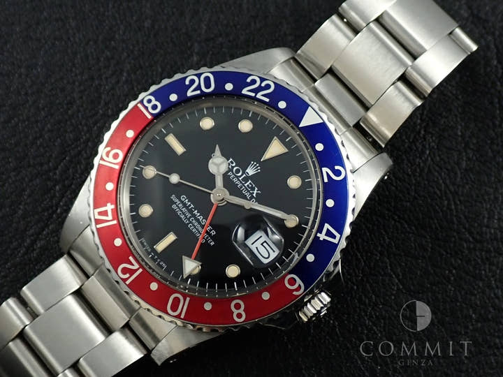 ロレックス GMTマスター Ref.16750 ステンレススチール ブラック文字盤 中古 MRA2JV39