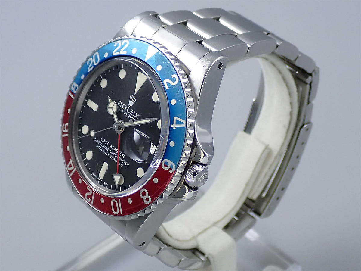 ロレックス GMTマスター Ref.1675 ブラック文字盤 中古 F724H2X1