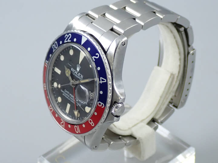 ロレックス GMTマスター Ref.1675 ステンレススチール ブラック文字盤 オイスターブレスレット