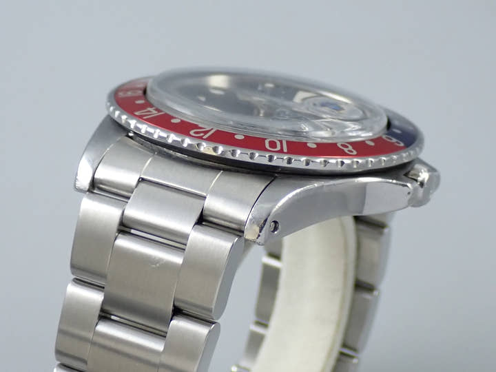 ロレックス GMTマスター Ref.1675 ステンレススチール ブラック文字盤 オイスターブレスレット