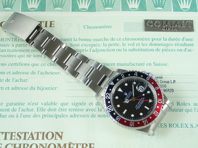 Rolex GMT Master II Red and Black Bezel T Series