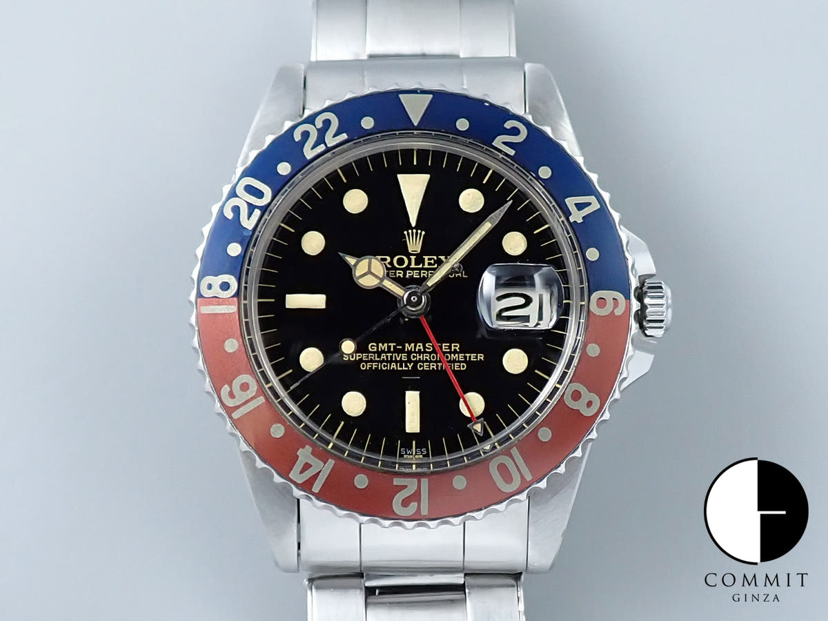 ロレックス GMTマスター Ref.1675 ブラック文字盤 中古 H0295015