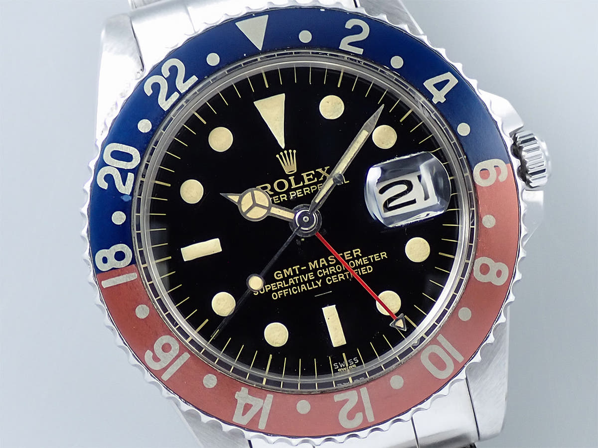 ロレックス GMTマスター Ref.1675 ブラック文字盤 中古 H0295015