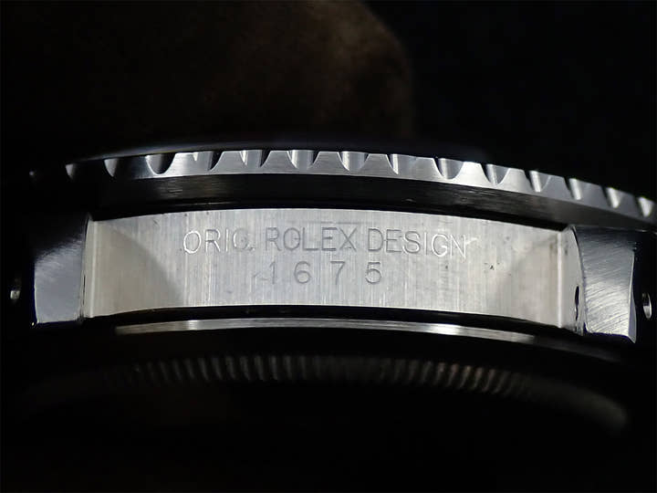ロレックス GMTマスター Ref.1675 ステンレススチール ブラック文字盤 ジュビリーブレスレット 中古 Y69H2770