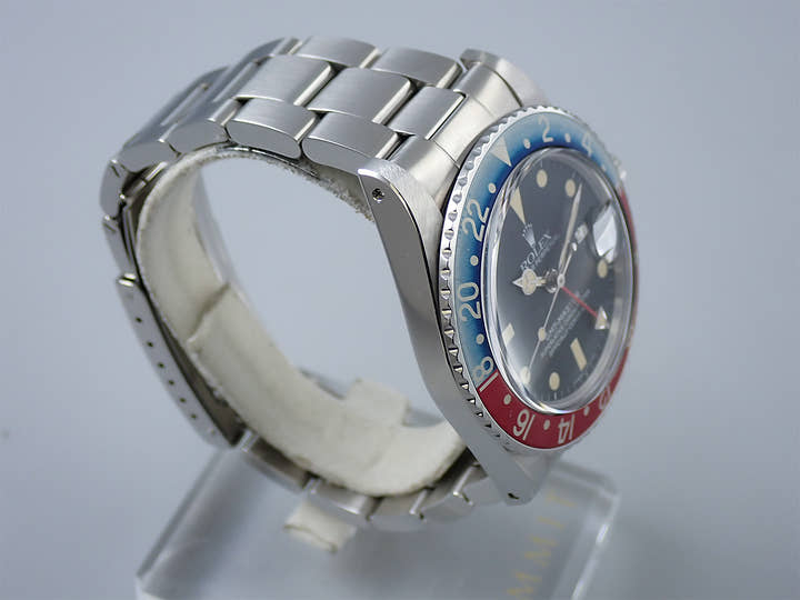 ロレックス GMTマスター Ref.16750 ステンレススチール ブラック文字盤 中古 SX91F784