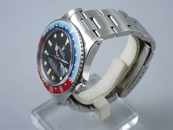 ロレックス GMTマスター Ref.16750 ステンレススチール ブラック文字盤 中古 SX91F784