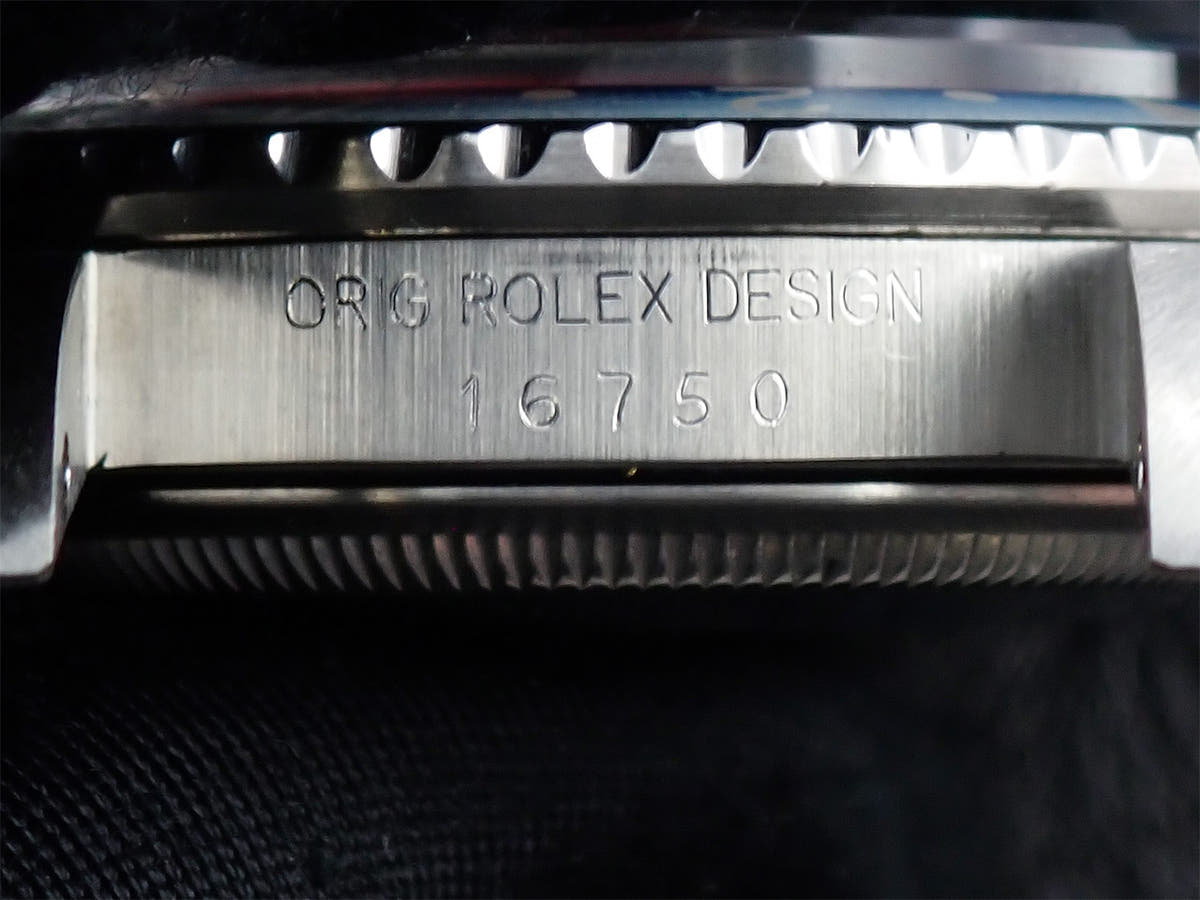 ロレックス GMTマスター Ref.16750 ブラック文字盤 中古 SX91F784