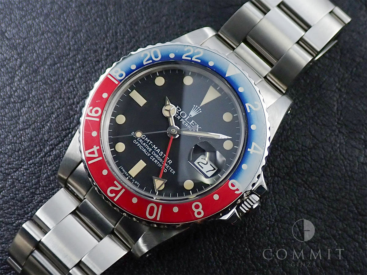 ロレックス GMTマスター Ref.16750 ブラック文字盤 中古 SX91F784