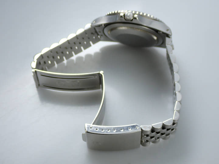 ロレックス GMTマスター Ref.16750 ステンレススチール ブラック文字盤 ジュビリーブレスレット 中古 56UW0H6K