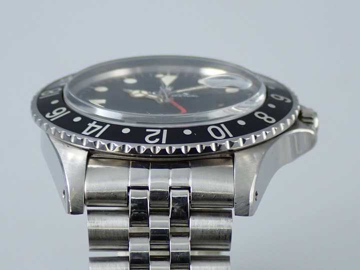 ロレックス GMTマスター Ref.16750 ステンレススチール ブラック文字盤 ジュビリーブレスレット 中古 56UW0H6K