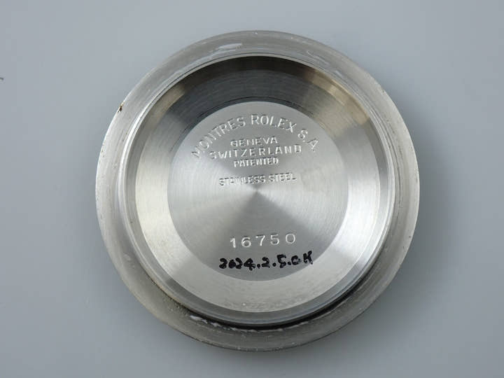 ロレックス GMTマスター Ref.16750 ステンレススチール ブラック文字盤 ジュビリーブレスレット 中古 56UW0H6K