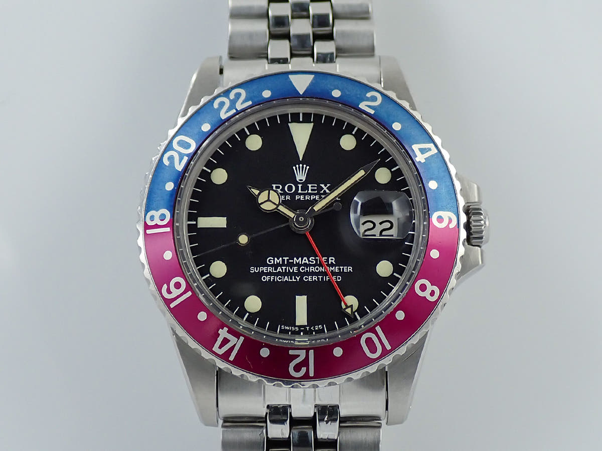 ロレックス GMTマスター Ref.1675 ブラック文字盤 中古 V6P25AJ1