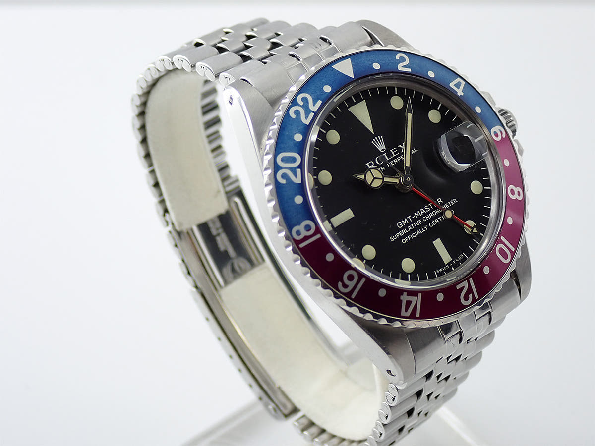 ロレックス GMTマスター Ref.1675 ブラック文字盤 中古 V6P25AJ1