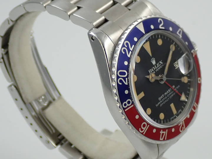ロレックス GMTマスター Ref.1675 ステンレススチール ブラック文字盤 オイスターブレスレット