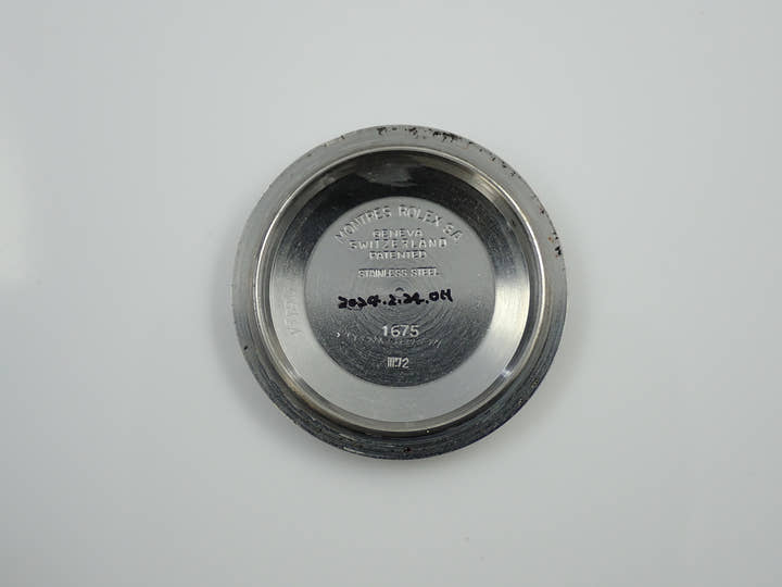 ロレックス GMTマスター Ref.1675 ステンレススチール ブラック文字盤 オイスターブレスレット