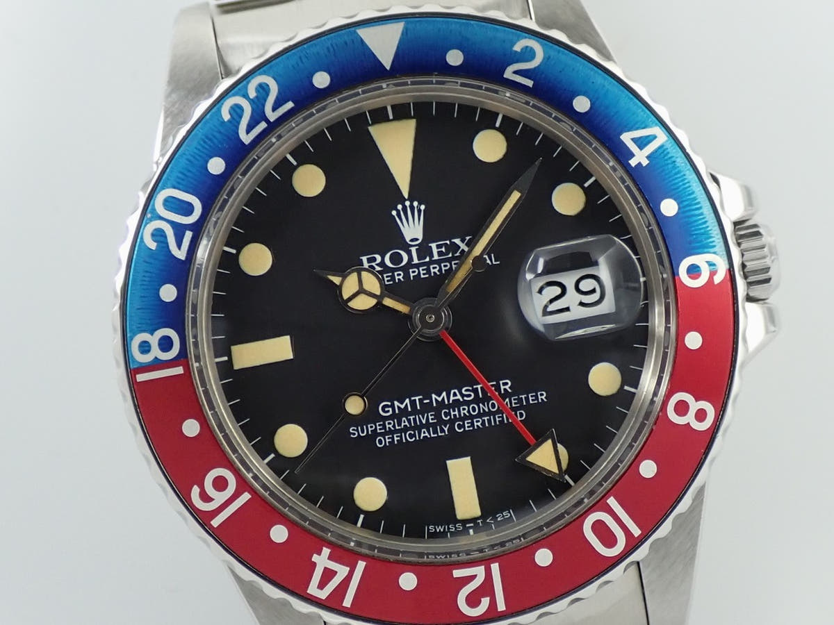 ロレックス GMTマスター Ref.16750 ブラック文字盤 中古 YA08A2JJ
