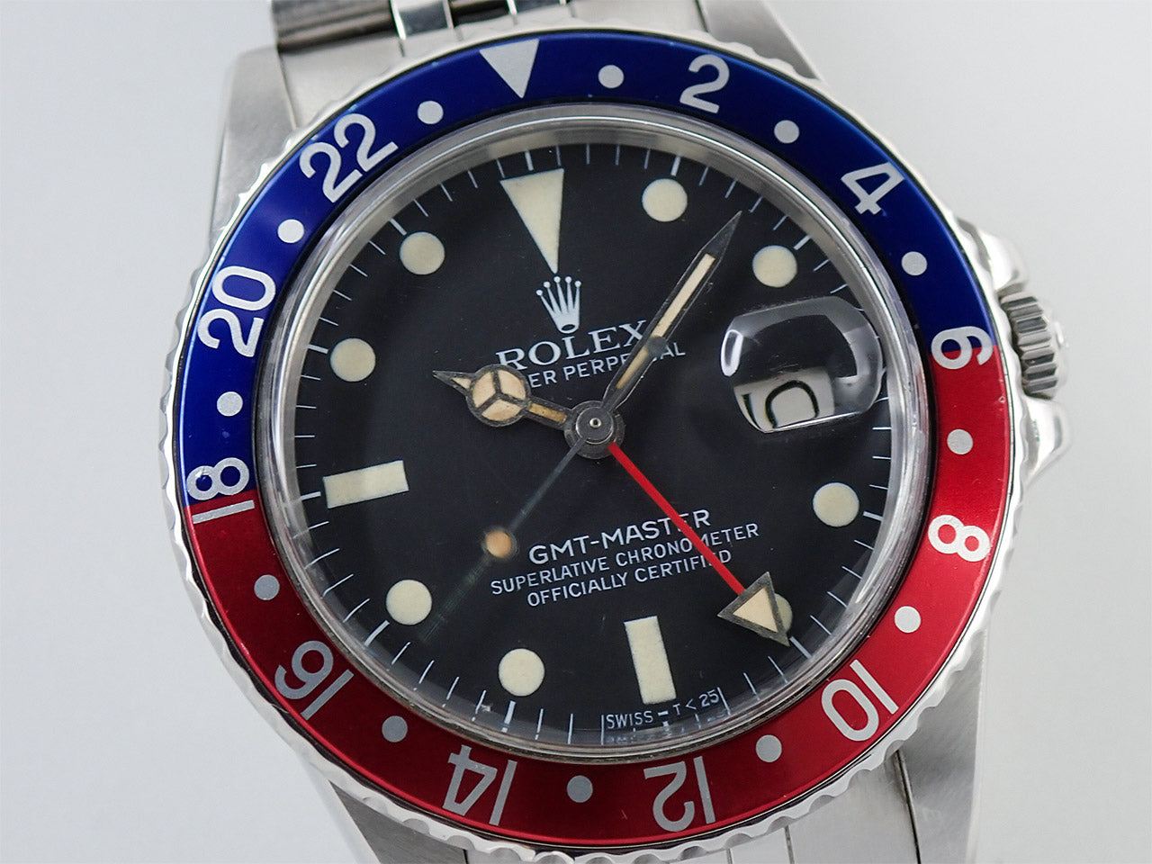 Rolex GMT Master Ref.16750 SS Black Dial